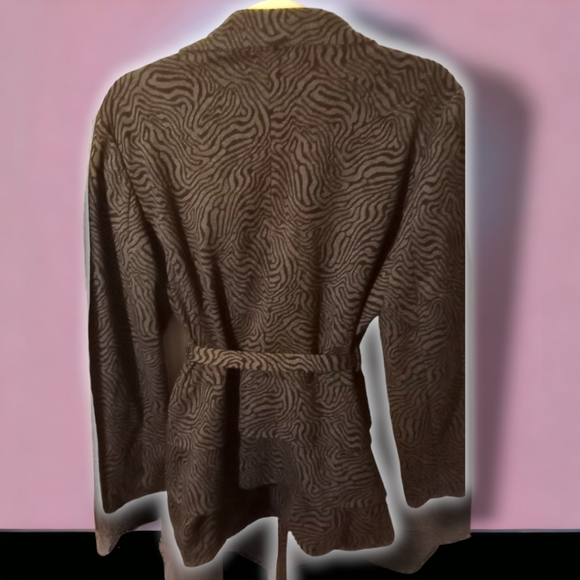 A Gianetti | tiered long wrap peacoat - Picture 3 of 6